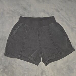 Faherty Brand Gray Tencel Linen Blend Elastic Waist‎ Shorts XS